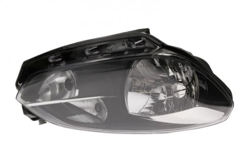 Far Dreapta (H4/W21, electric, fara motoras, culoare insertie: negru) potrivit VW LOAD UP, UP!