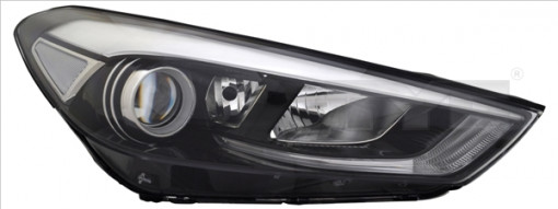 Far Dreapta (H7/H7/LED, electric, fara motoras) potrivit HYUNDAI TUCSON, TUCSON/SUV 05.15-07.18