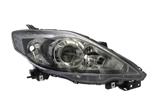 Far Dreapta (H7/HB3, electric, cu motor, culoare insertie: negru) potrivit MAZDA 5