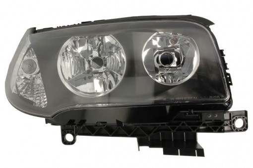 Far dreapta (H7, reglaj electric, cu motoras, fundal negru) BMW X3 2004-2007