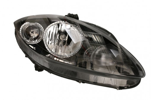 Far Dreapta (halogen, H1/H7, electric, fara motoras, culoare insertie: gri, culoare semnalizator: transparent) potrivit SEAT ALTEA, ALTEA XL, LEON, TOLEDO III -11.10