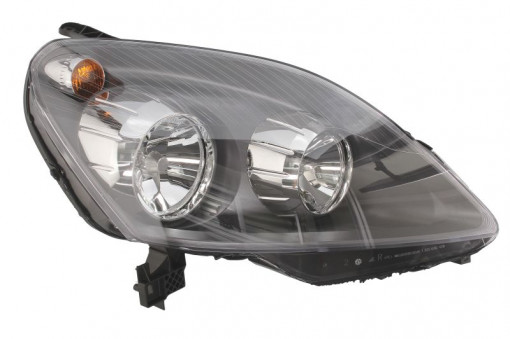 Far Dreapta (halogen, H1/H7/PY21W/W5W, electric, cu motor, culoare insertie: negru) potrivit OPEL ZAFIRA B, ZAFIRA B/MINIVAN