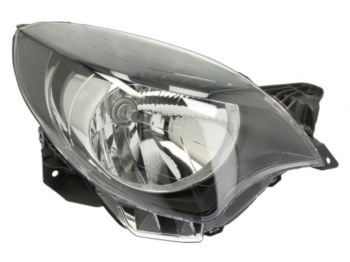 Far Dreapta (halogen, H4, electric, fara motoras) potrivit RENAULT TWINGO II -10.14
