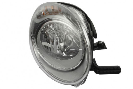 Far Dreapta (halogen, H7/PY21W, bec, culoare insertie: cromat, culoare semnalizator: portocaliu) potrivit FIAT 500L