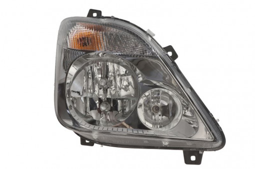 Far Dreapta (halogen, H7/W5W, electric, cu motor, culoare semnalizator: transparent) potrivit MERCEDES SPRINTER 3,5-T (B906), SPRINTER 3-T (B906), SPRINTER 4,6-T (B906) -12.13