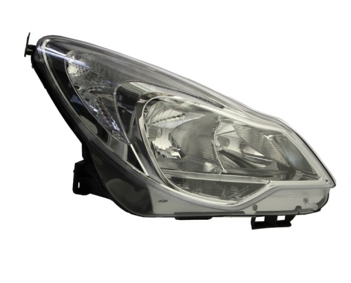 Far fata Dreapta (H1/H7, electric, cu motor, culoare insert: cromat, culoare semnalizator: alb) potrivit OPEL CORSA D, CORSA D/HATCHBACK
