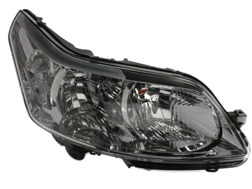 Far fata Dreapta (H1/H7, electric, cu motor, culoare insert: cromat) potrivit CITROEN C4, C4 I