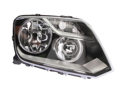 Far fata Dreapta (H1/H7, manual, fara motoras, culoare insert: negru) potrivit VW AMAROK