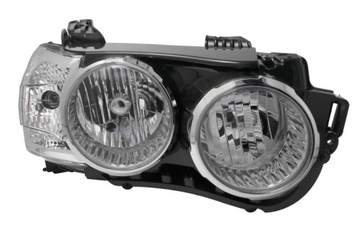 Far fata Dreapta (H1/H7/PY21W/W5W, electric, cu motor, culoare insert: negru, culoare semnalizator: alb) potrivit CHEVROLET AVEO