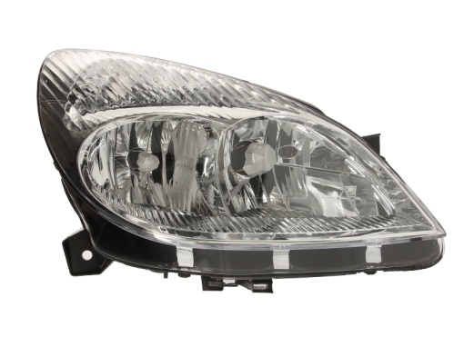 Far fata Dreapta (H4/H7/PY21W/W5W, electric, mecanic, fara motoras, culoare insert: cromat, culoare semnalizator: transparent) potrivit CITROEN C5 I, C5 I/KOMBI