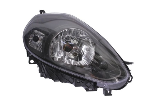 Far fata Dreapta (H4/P21W/W21W, electric, cu motor, culoare insert: negru) potrivit ABARTH PUNTO, PUNTO EVO; FIAT PUNTO, PUNTO EVO, PUNTO EVO/HATCHBACK, PUNTO/HATCHBACK