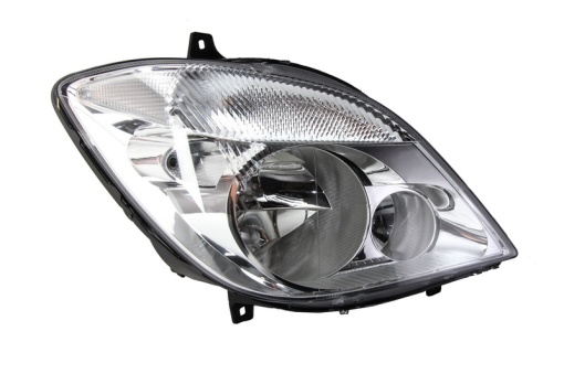 Far fata Dreapta (H7/PY21W/W5W, electric, fara motoras, bec, culoare insert: argintiu, culoare semnalizator: galben) potrivit MERCEDES SPRINTER 3,5-T (B906), SPRINTER 3-T (B906) 01.06-