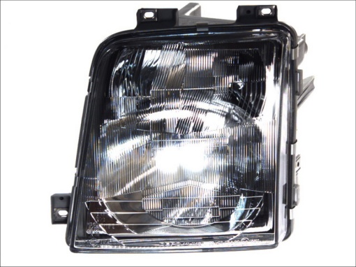 Far fata Stanga (2*H1, electric, cu motor, culoare insert: negru) potrivit VW LT 28-35 II, LT 28-46 II