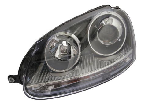 Far fata Stanga (D2S/H7, electric, cu motor, culoare insert: negru) potrivit VW GOLF V, JETTA III