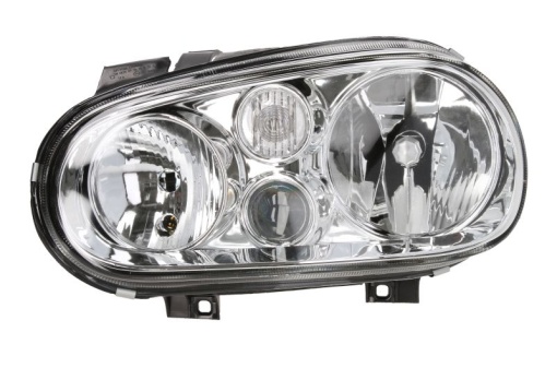 Far fata Stanga (H1/H3/H7, electric, fara motoras, culoare insert: cromat) potrivit VW GOLF IV -10.03 - Img 1