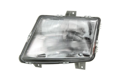 Far fata Stanga (H1/H4, manual, mecanic, fara motoras, culoare insert: alb, culoare semnalizator: transparent) potrivit MERCEDES VITO (W638)