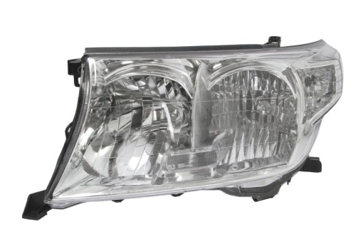Far fata Stanga (H11/HB3/W5W/WY21W, manual, fara motoras, culoare insert: argintiu, culoare semnalizator: alb) potrivit TOYOTA LAND CRUISER 200