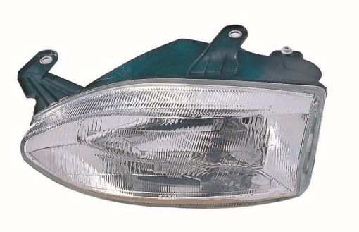 Far fata Stanga (H4, electric, fara motoras, culoare insert: argintiu) potrivit FIAT PALIO