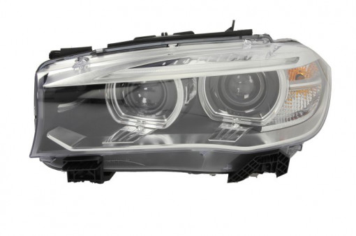 Far Stanga (bi-xenon, D1/LED, automat, culoare semnalizator: portocaliu) potrivit BMW X5 (F15, F85), X6 (F16, F86)