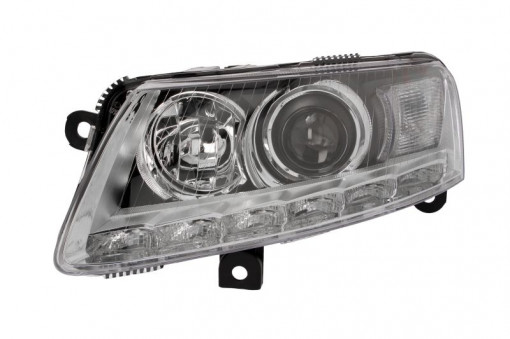 Far stanga (D3S/H7, reglaj electric, fundal negru) AUDI A6 dupa 2004