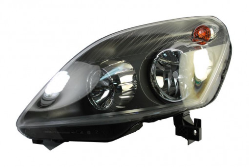Far Stanga (H1/H7, electric, cu motor, culoare insertie: negru) potrivit OPEL ZAFIRA B, ZAFIRA B/MINIVAN