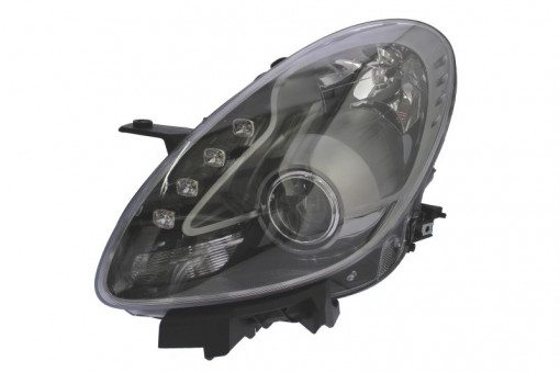 Far Stanga (H1/H7/LED/PY24W, electric, cu motor, DRL, culoare: negru) potrivit ALFA ROMEO GIULIETTA, GIULIETTA/HATCHBACK 04.10-03.16