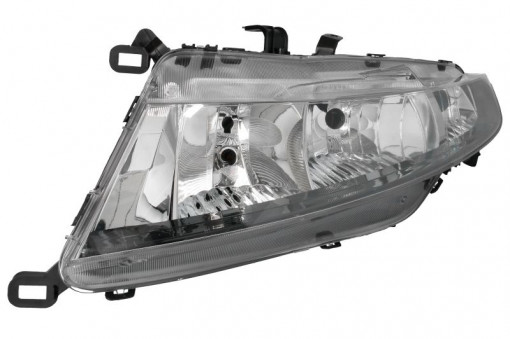 Far stanga (H1/H7, reglaj electric, cu motoras, fundal cromat) HONDA CIVIC 2005-2011