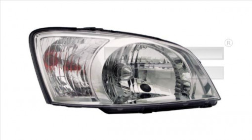 Far stanga (H4, electric, fundal cromat) HYUNDAI GETZ - Img 1