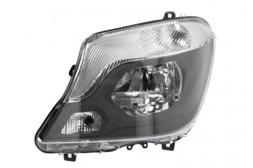 Far stanga (H7, reglaj electric, cu motoras, fundal cromat, fundal transparent) MERCEDES SPRINTER 3,5-T (906), SPRINTER 3-T (906), SPRINTER 4,6-T (906) dupa 2013 - Img 1