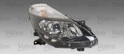 Far Stanga (halogen, H1/H7/W5W, electric, fara motoras, culoare insertie: negru, culoare semnalizator: transparent) potrivit RENAULT CLIO III, CLIO III/HATCHBACK 06.09-