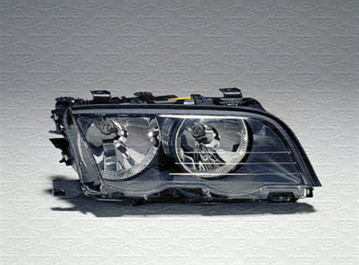 Far Stanga (xenon, D2S/H7, automat, cu motor, culoare insertie: titan) potrivit BMW 3 (E46)