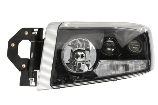 Fat stanga (H1/H3/H7, manual, fara motor, culoare insert: negru) potrivit RVI PREMIUM 2 10.05-