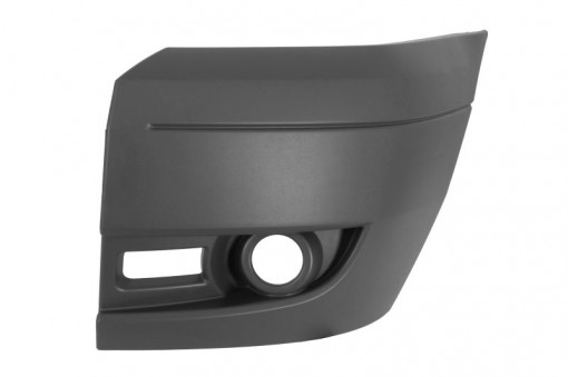 Flaps bara protectie Fata Stanga cu locas proiector, gri deschis, TUV potrivit FORD TRANSIT, TRANSIT TOURNEO 04.06-08.13
