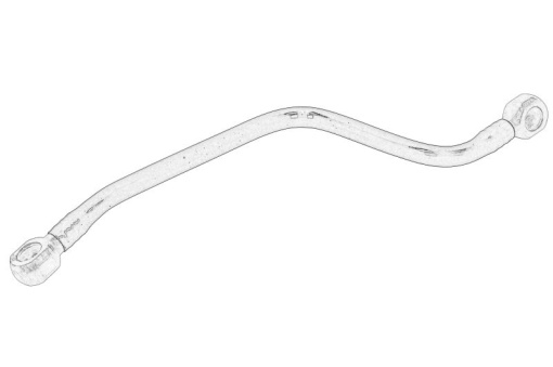 Furtun radiator potrivit MERCEDES potrivit MERCEDES ACCELO, ACTROS MP2 / MP3, TRAVEGO (O 580) OM374.992-OM942.911 10.99-