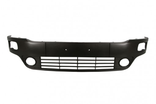 Grila bara fata cu locas proiector, plastic, gri potrivit ABARTH PUNTO EVO; FIAT PUNTO, PUNTO EVO, PUNTO EVO/HATCHBACK 07.08- 07.08-02.12