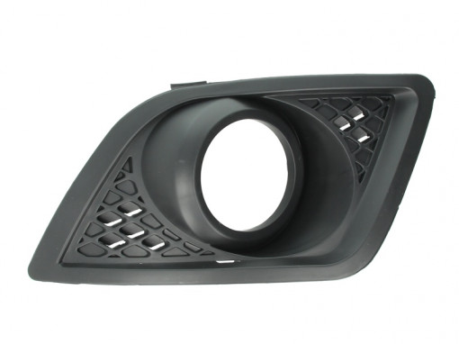 Grila bara Stanga cu locas proiector, negru potrivit FORD FIESTA V 11.01-12.10