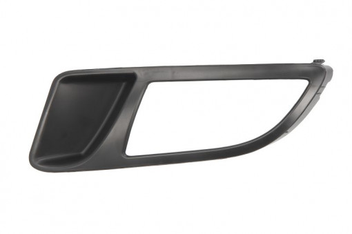 Grila bara Stanga cu locas proiector, plastic, negru, TUV potrivit FIAT BRAVO II 11.06-12.14 11.06-