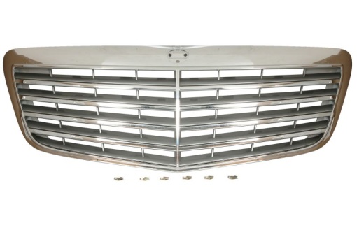 Grila radiator CLASSIC, complet, crom/gri potrivit MERCEDES E T-MODEL S211, E W211 1.8-6.2 03.02-07.09 -04.09