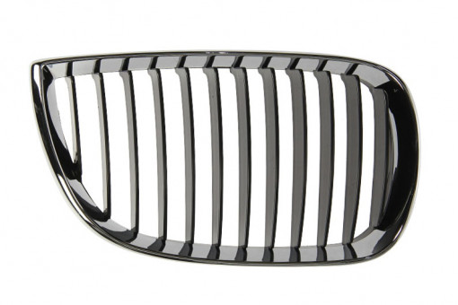 Grila radiator Dreapta (crom/negru) potrivit BMW 1 (E81), 1 (E87) 1.6-3.0 06.04-09.12 -03.07