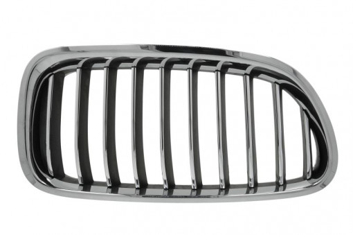 Grila radiator Dreapta (crom/negru) potrivit BMW 5 (F10), 5 (F11) 1.6-4.4 06.09-02.17 -02.17