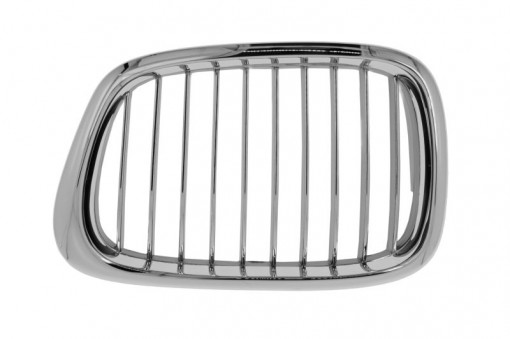 Grila radiator Stanga (crom/negru) potrivit BMW 5 (E39) 2.0-4.9 01.96-05.04 -05.04