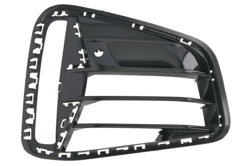 Grila ventilatie bara fata dreapta (cu orificii senzor parcare, negru lucios, M Sport) potrivit BMW 4 G22, G23, G82 Coupe 05.20-