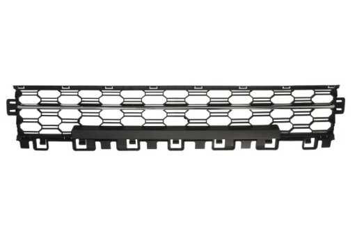 Grila ventilatie bara fata stanga (mijloc, cu dungă acoperită cu crom, plastic, negru/crom) potrivit SKODA OCTAVIA IV 11.19-