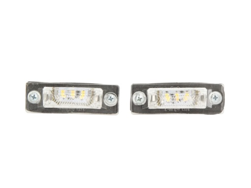 Lampa numar inmatriculare Dreapta/Stanga (2 buc.; pini largi) potrivit SKODA SUPERB I; VW CADDY III, CADDY III/MINIVAN, GOLF PLUS V, JETTA III, MULTIVAN T5, PASSAT B5, PASSAT B5.5 08.96-08.15