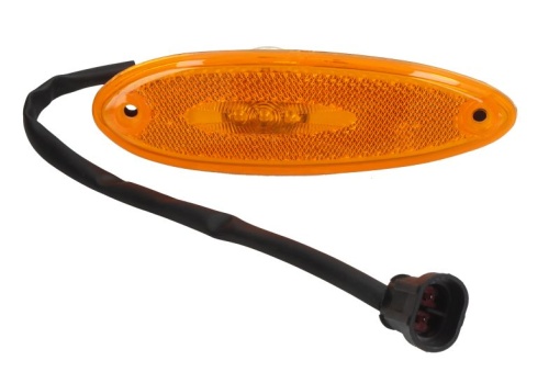 Lumina delimitare stanga/dreapta, forma: oval, portocaliu, LED fara prindere, 24V (conector: SUPERSEAL 2PIN) potrivit SCANIA IRIZAR CENTURY, IRIZAR I4, IRIZAR PB 03.06-