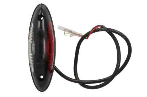 Lumina delimitare stanga/dreapta, rosu/alb, LED, inaltime 125mm; latime 39mm; adancime 32mm lungime cablu 500mm, fara prindere, 24V