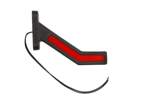 Lumina delimitare stanga, rosu/alb, LED lungime cablu 240mm, pe brațul lung, 12/24V (tip: neon)