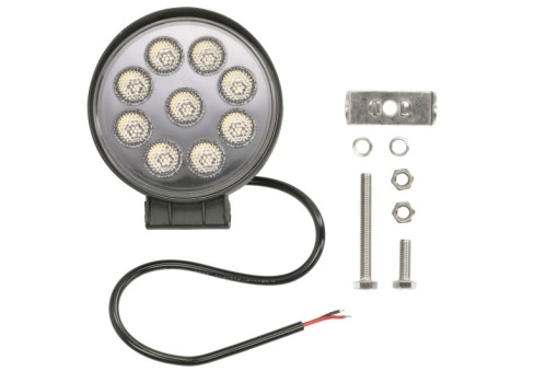 Lumina lucru (LED, 12/24/30V, 22W, 2200lm, numar diode: 9x3W, inaltime: 127mm, adancime: 50mm, diametru: 115mm, lungime cablu: 0,45m, lumina dispersata)