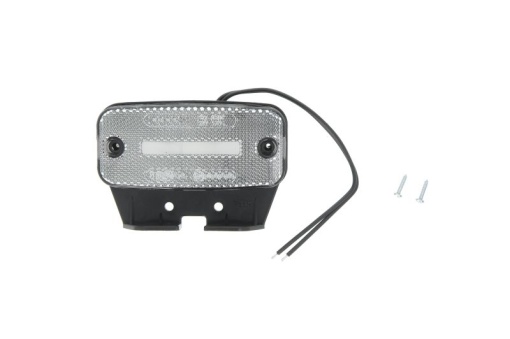 Lumini clarificare stanga/dreapta, alb, LED, inaltime 54,2mm; latime 114,4mm; adancime 22,3mm, în relief, cu cuier, 12/24V