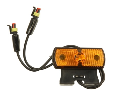 Lumini clarificare stanga/dreapta, portocaliu, LED, cu cuier, 24V (conector: SUPERSEAL 2PIN) potrivit SCHMITZ